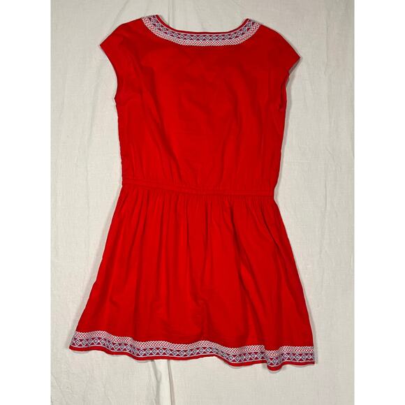 Vineyard Vines Red Boho‎ Mini Dress S - Picture 7 of 7